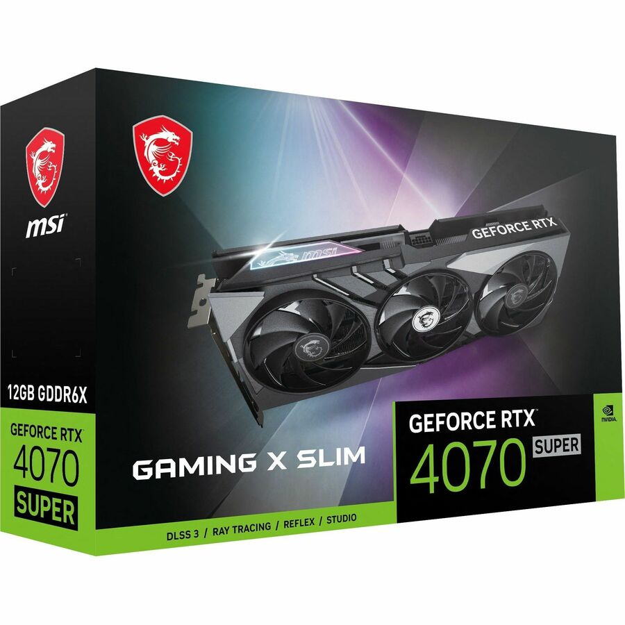 MSI NVIDIA GeForce RTX 4070 SUPER Graphic Card - 12 GB GDDR6X