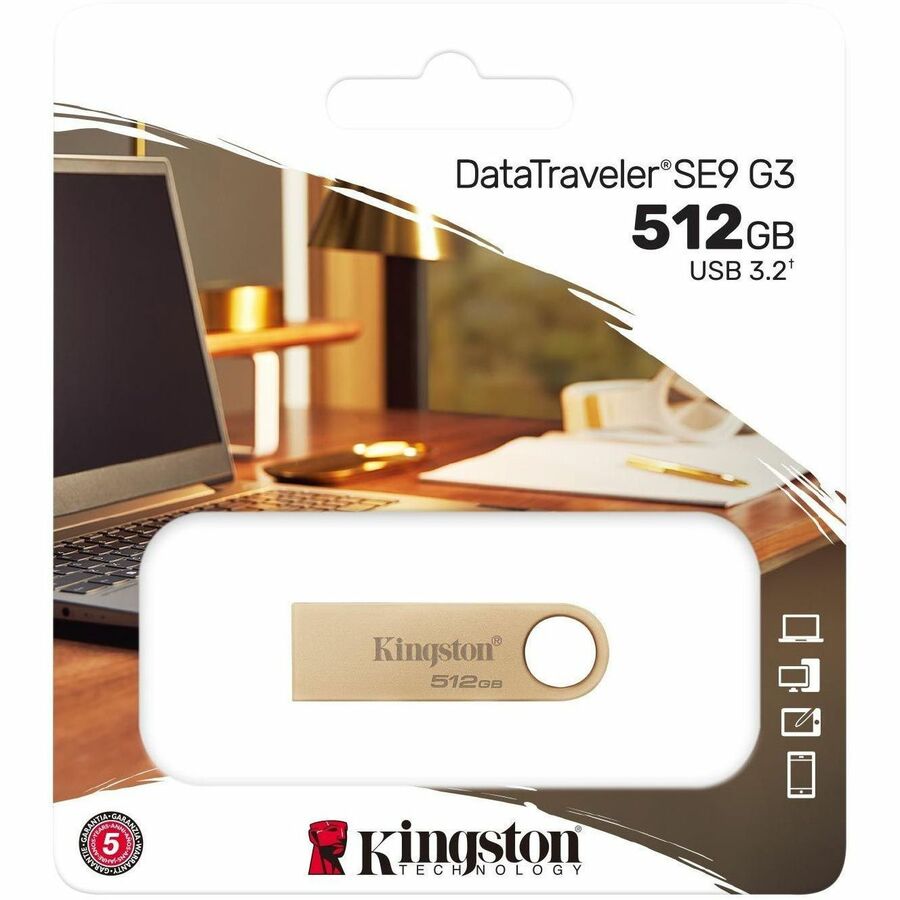 Kingston DataTraveler SE9 G3 512GB USB 3.2 (Gen 1) Type A Flash Drive