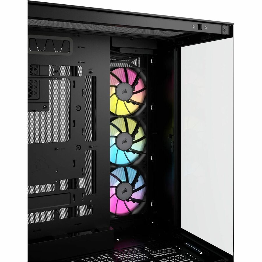 Corsair iCUE LINK 6500X RGB Mid-Tower ATX Dual Chamber PC Case - Black