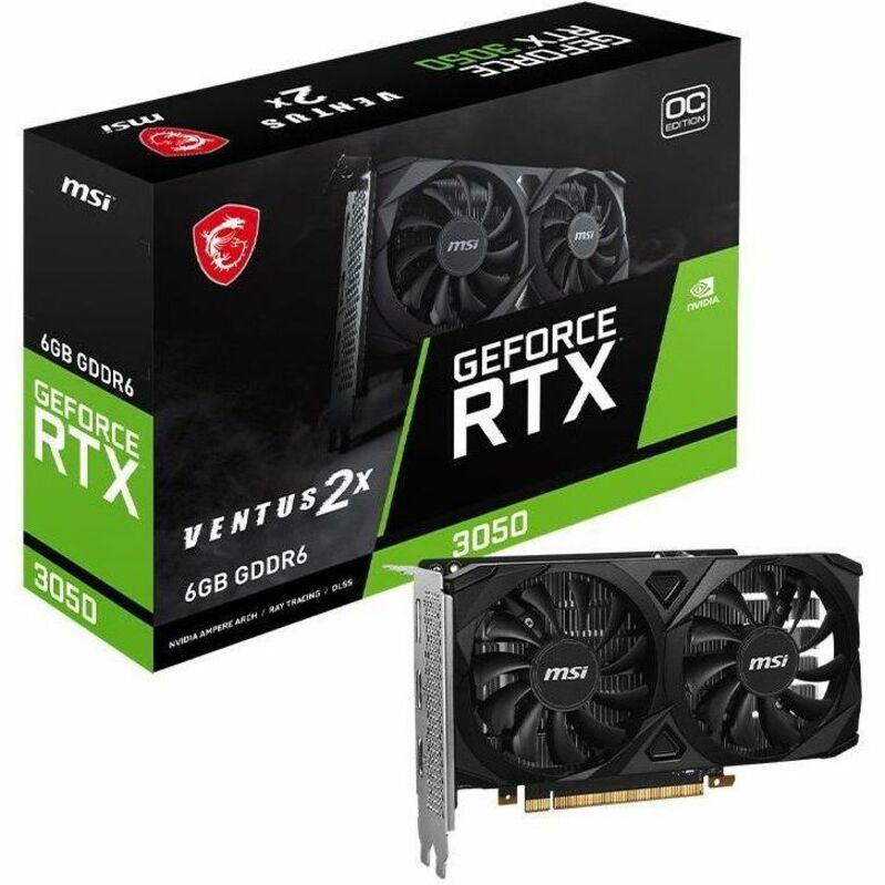 MSI NVIDIA GeForce RTX 3050 Graphic Card - 6 GB GDDR6