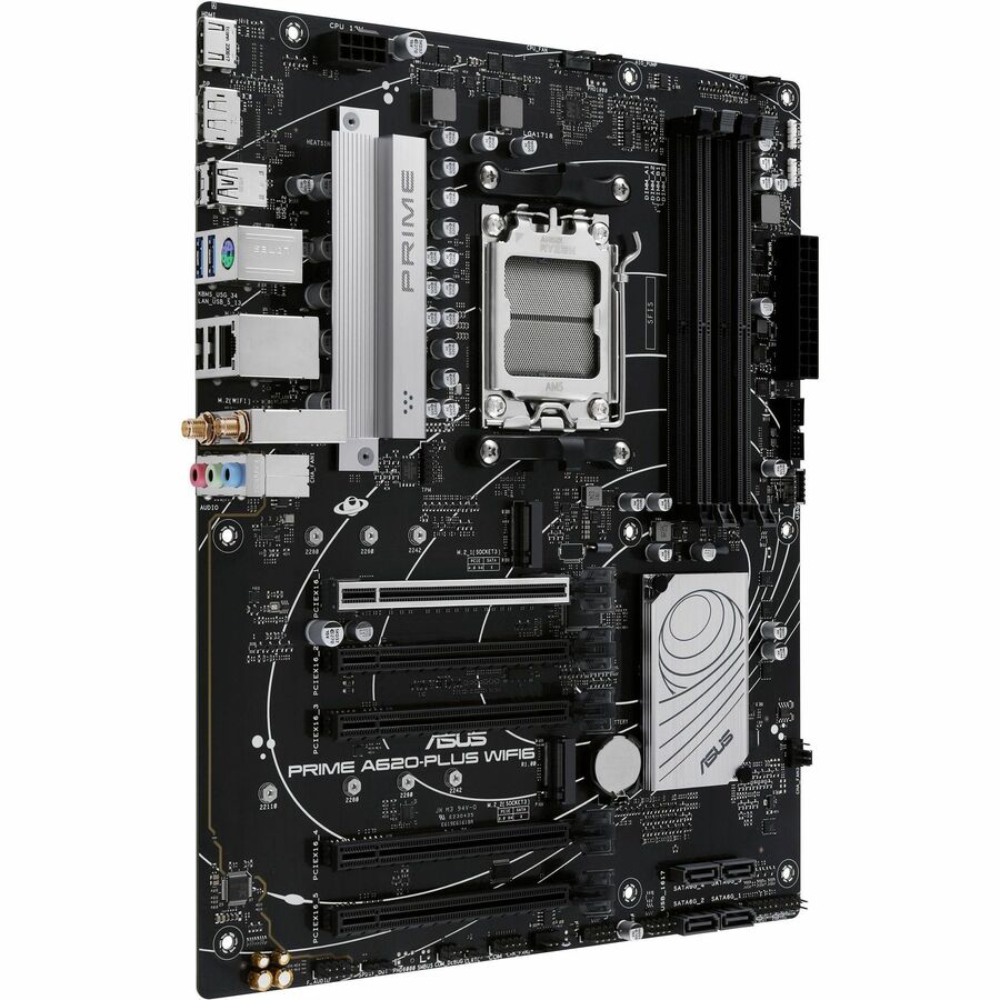 Asus Prime A620-PLUS WIFI6 Gaming Desktop Motherboard - AMD A620 Chipset - Socket AM5 - ATX