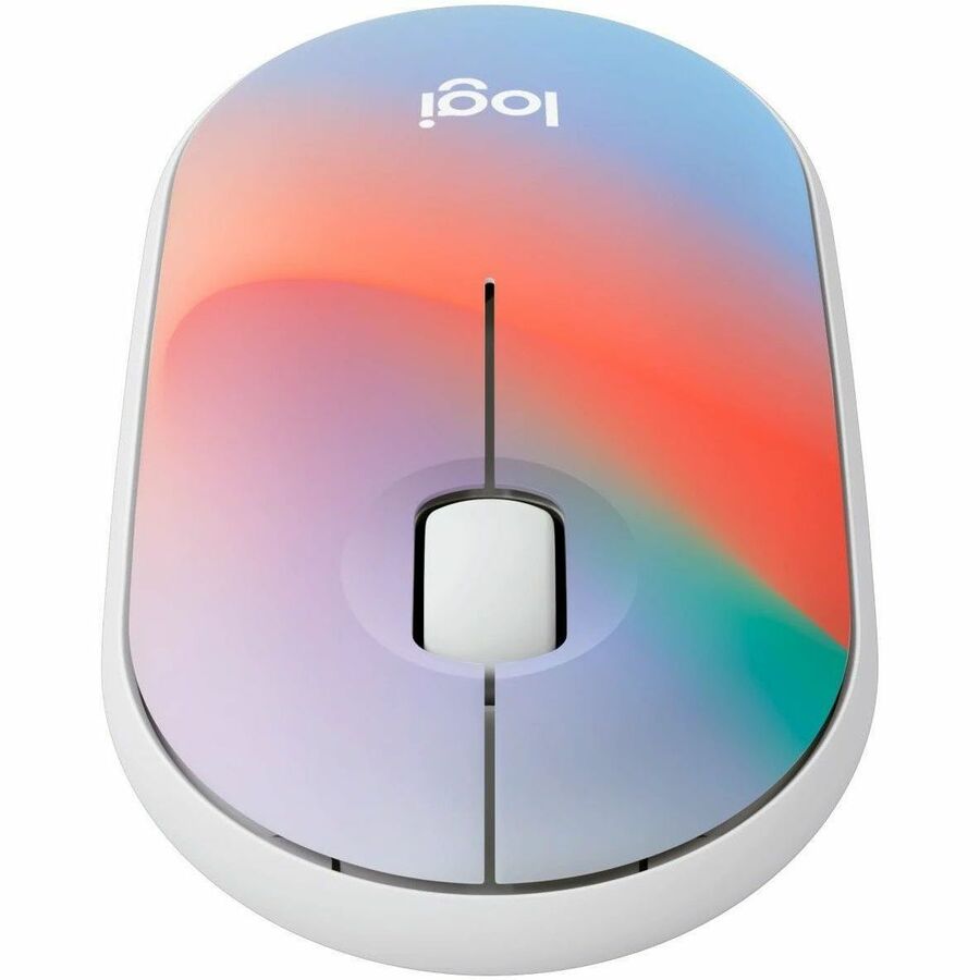 Logitech M340 Wireless Mouse with Limited Edition Prints, USB Receiver and Silent Clicks, Portable Wireless Mouse for Laptop, PC, Windows, Chrome, Surface, Sheer Dream