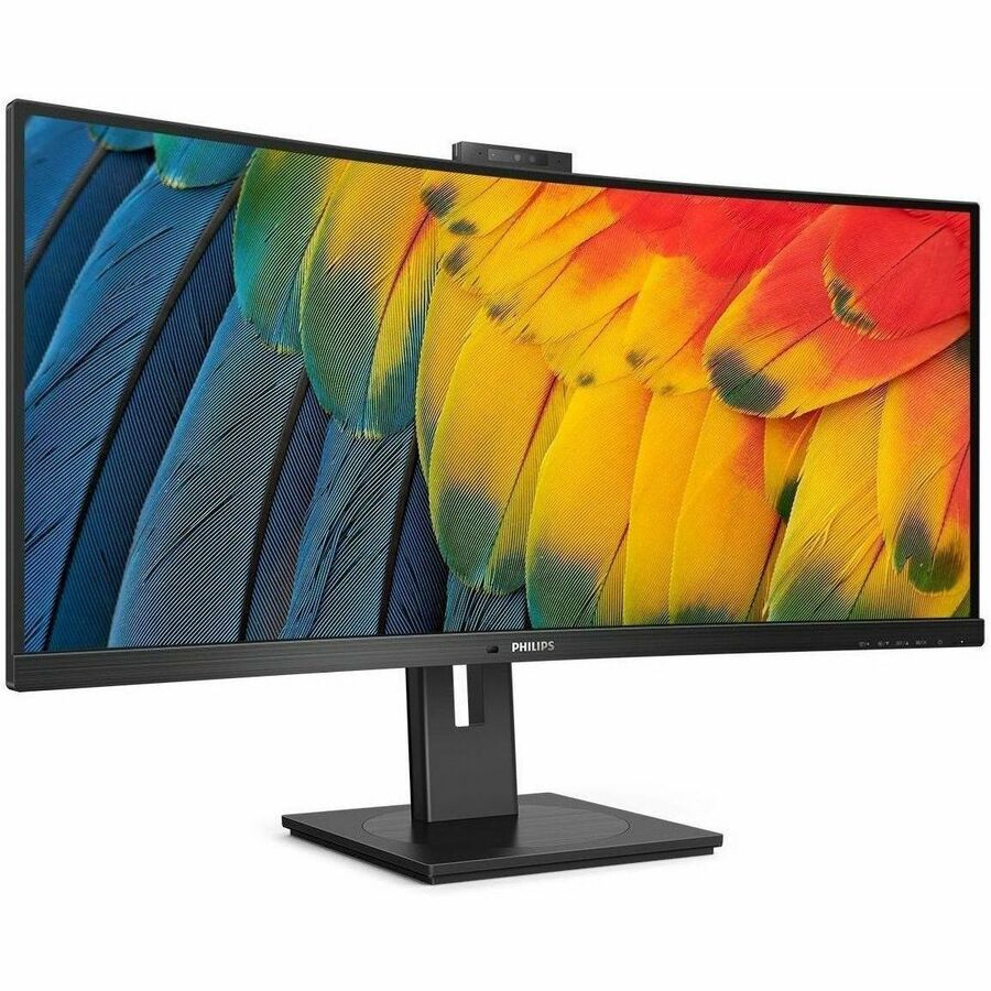 PHILIPS 34B1U5600CH 34 inch Monitor, Cuved , LED, UltraWide QHD, USB-C (100W), Webcam, 4 Year Manufacturer Warranty- 34