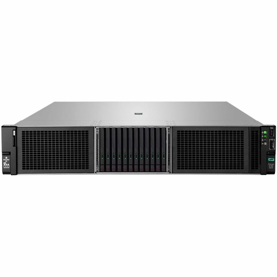 HPE ProLiant DL380 G11 2U Rack Server - 1 x Intel Xeon Silver 4509Y 2.6 GHz - 64 GB RAM - 960 GB SSD - (2 x 480GB) SSD Configuration - Smart Choice