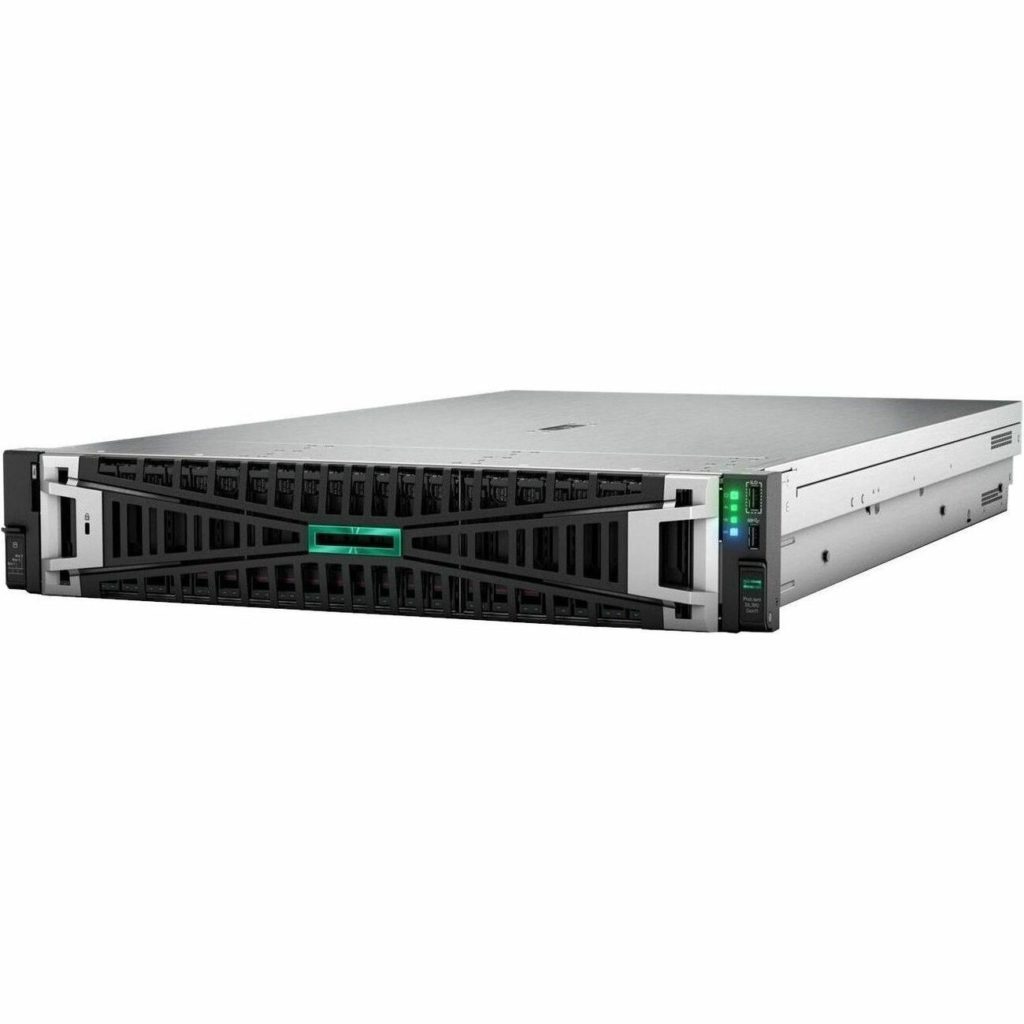 HPE ProLiant DL380 G11 2U Rack Server - 1 x Intel Xeon Silver 4510 2.4 GHz - 64 GB RAM - 960 GB SSD - (2 x 480GB) SSD Configuration - Smart Choice