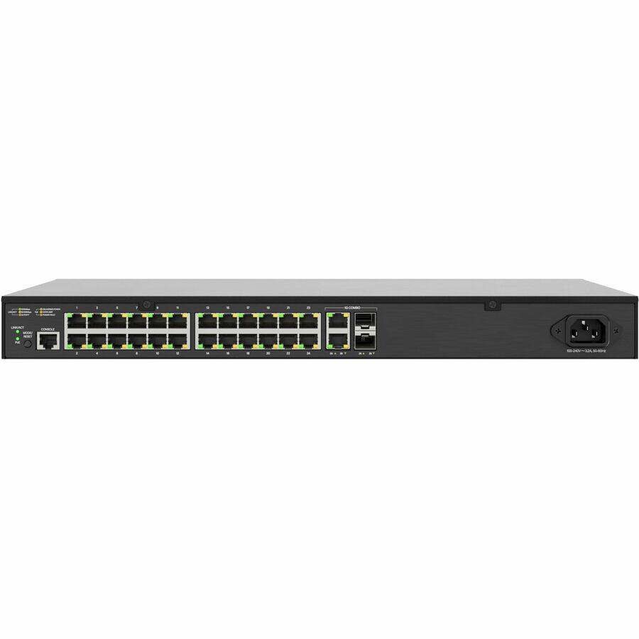 Luxul 1GB L2/L3 Managed Switch with 24 PoE+ / 2 Combo Rear Facing Ports