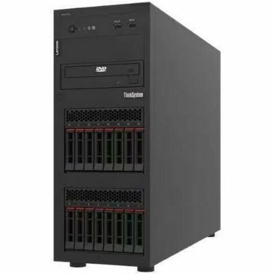 Lenovo ThinkSystem ST250 V3 7DCEA01ZNA Tower Server - 1 x Intel Xeon E-2488 3.20 GHz - 16 GB RAM - Serial ATA/600 Controller