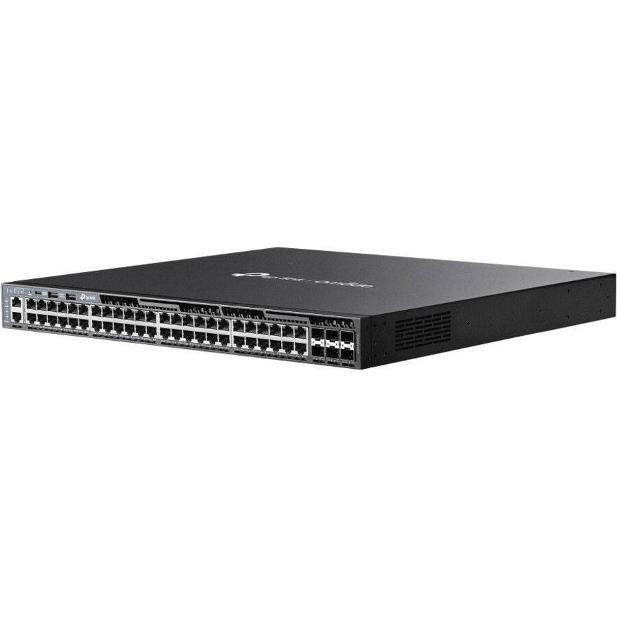 TP-Link Omada 48-Port Gigabit Stackable L3 Managed PoE+ Switch with 6 10G Slots