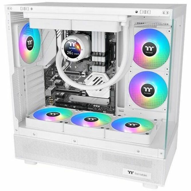 Thermaltake CT120 EX Reverse ARGB Sync PC Cooling Fan White (3-Fan Pack) - 3 Pack