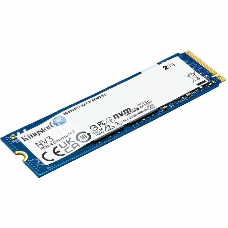 Kingston NV3 2 TB Solid State Drive - M.2 2280 Internal - PCI Express NVMe (PCI Express NVMe 4.0 x4)