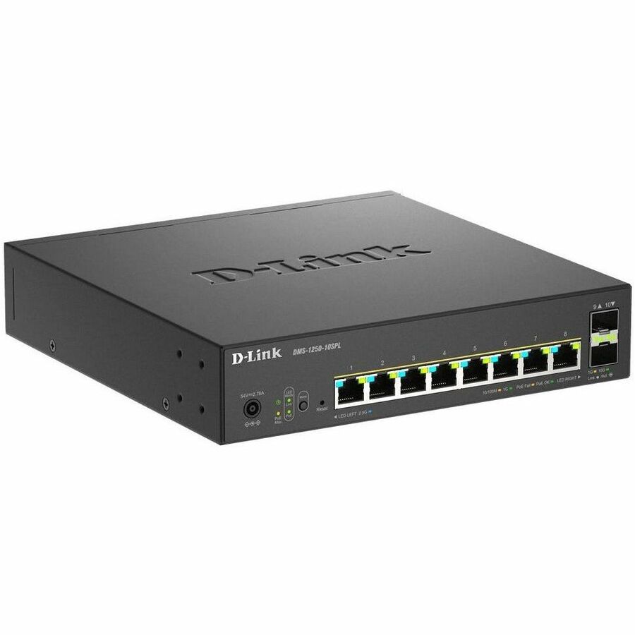 D-Link 10-Port Multi-Gigabit Smart Managed Switch with 2 10G SFP+ Ports