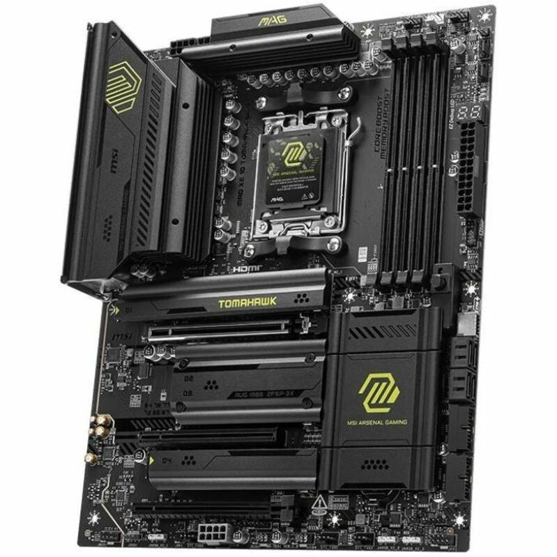 MSI MAG X870 TOMAHAWK WIFI Gaming Desktop Motherboard - AMD X870 Chipset - Socket AM5 - ATX