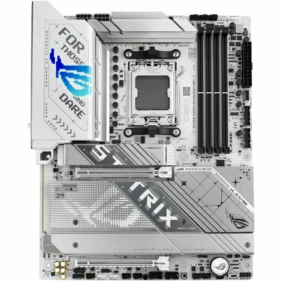 Asus ROG Strix X870-A GAMING WIFI Gaming Desktop Motherboard - AMD X870 Chipset - Socket AM5 - ATX