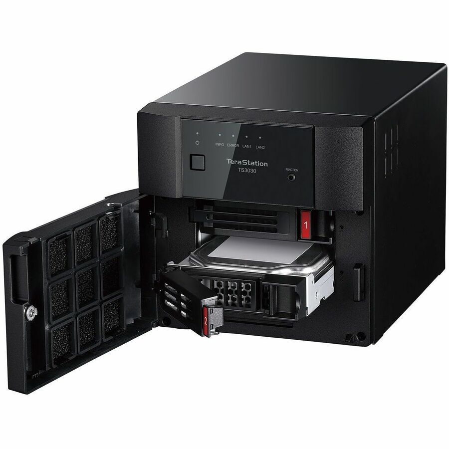 BUFFALO TeraStation 3230DN 2-Bay Desktop NAS 8TB (2x4TB) HDD Included 2.5GBE iSCSI TAA Compliant